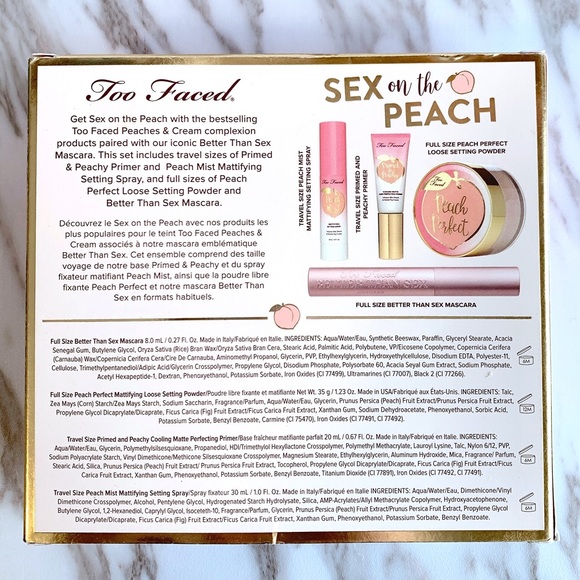 Too Faced Sex on the Peach Mascara Set - Picture 6 of 6